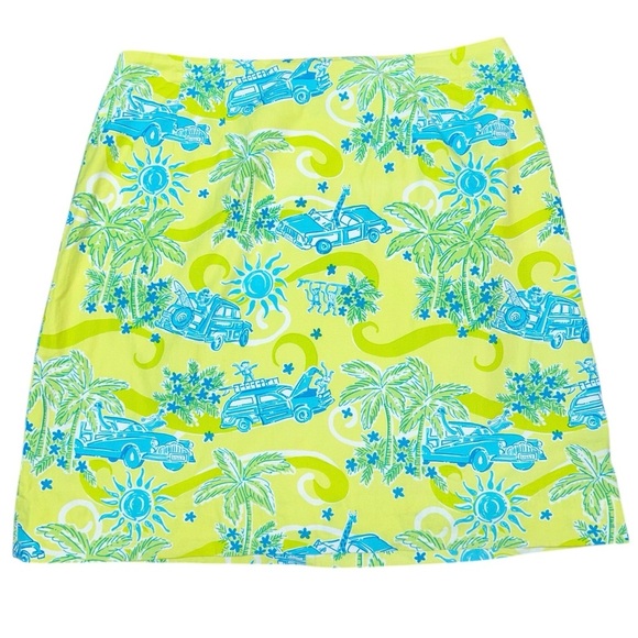 Lilly Pulitzer Skirt in Kelp Green “Cruisin” VTG Size: 8 - Picture 6 of 6